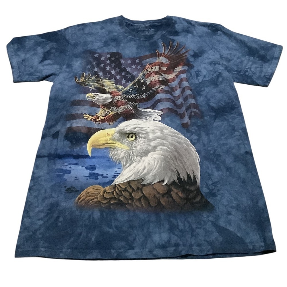Y2K vintage Eagle Graphic T-Shirt in Blue from the mountain